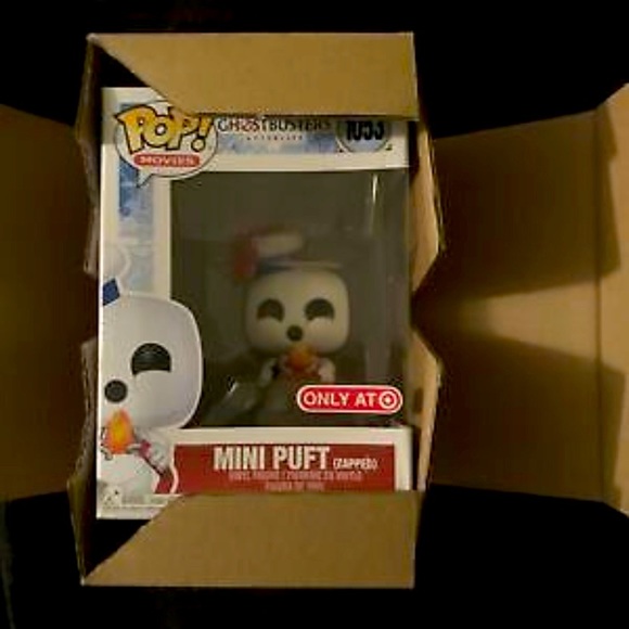 Funko POP! Movies: Ghostbusters Afterlife - Mini Puft Zapped 1053 MINT Target. - Picture 1 of 5